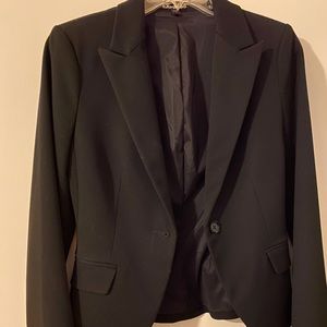 Express black suit jacket